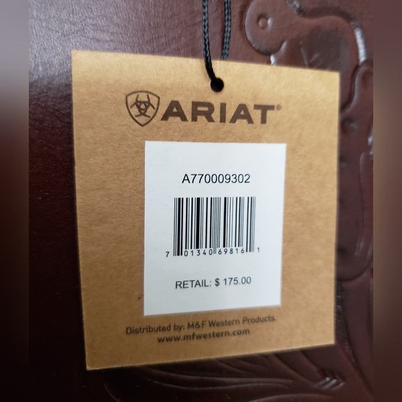 Ariat Victoria Tooled Leather Conceal Western Bag. - Picture 5 of 10